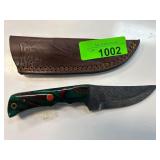 Handcrafted Knife with Decorative Handle