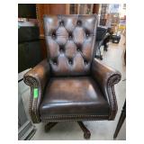 Randall Allan Brown Leather Office Chair