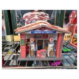 Howard Oil Company Ceramic Light-Up Building