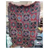 Cotton Tapestry with Geometric Designs