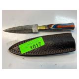 Decorative Fixed-Blade Knife with Sheath