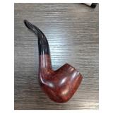 German-Made Smoking Pipe with Black Stem