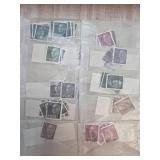 Spanish Postage Stamps in Glassine Envelopes