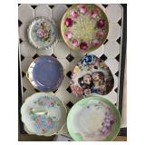 Decorative Plates with Floral Motifs