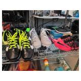 Athletic Shoes and Cleats Lot