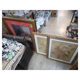 Three Framed Floral and Still Life Artworks