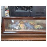 Framed Pastel Fruit Still Life Artwork