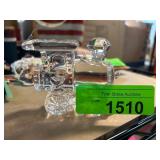 Clear Glass Train Figurine by Jonal