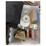 Lot Including Stamps and Light Fixture