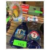 Sports-Themed Melted Glass Bottles Taco Lights and