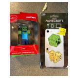 Minecraft Christmas Ornament and Phone Case Set