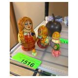 5 Piece Matryoshka Nesting Dolls