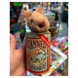 Plush Kangaroo in Novelty Tin with Facts CANGAROO
