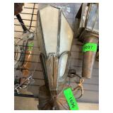 Art Deco Style Wall Sconce with Frosted Panels