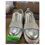 New with Tags Dr. Martens Lylah Silver Leather Sho