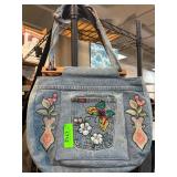 Vintage Denim Tote Bag