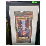 Framed Lithograph of Urban Archway Scene