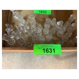 Frosted and Clear Glass Chess Pieces