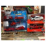 Die-Cast Maisto Fire Rescue and Sports Car Toy Set
