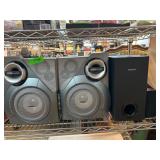 Philips and Max Sound Speaker System Components