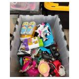Bin of Mixed Toys, Various Types