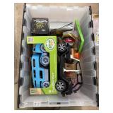 Toys and Games in Storage Bin