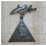 1893 Mecca Mexico March-April Metal Badge