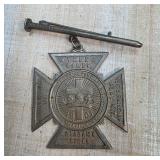 Cyrene Commandery Metal Badge with Cross Design