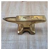 Anders Tool Co. Brass Anvil Paperweight