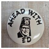 Shriner-Themed Pinback Button with Ed Design