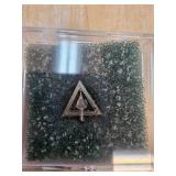 Sterling Silver Triangular Pin