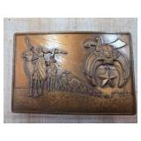 Klitzner Brass Buckle with Shriner Scene