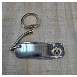 Shriner Pocket Knife Keychain with Emblem