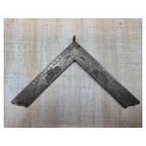 Antique Masonic Square Master Jewel