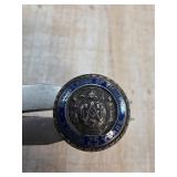 Masonic Sterling Silver 25-Year Service Pin