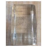 Crystal Freemason-Inspired Paperweight
