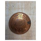 Waukomis Chapter No. 351 Charter Penny Token
