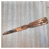 Copper Knife with Engraved CSSA Denver 1965
