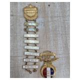 Gold-Tone Merit and Legion of Honor Medals