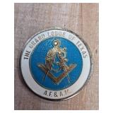 1989 Grand Lodge of Texas AF&AM Medallion
