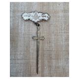 Masonic Sword Pendant with Pin Back