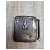 Masonic Hickok Sterling Silver Belt Buckle 23g