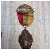 1922 Islam Temple Medal With Ribbon