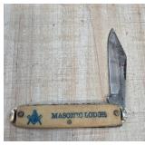 Masonic Lodge Folding Pocket Knife