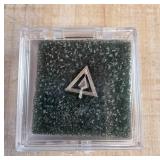 Sterling Silver Trowel Geometric Pin