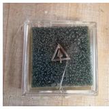 Sterling Silver Triangle Pendant in Box