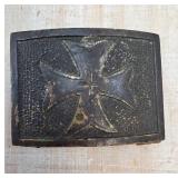 Pettibone Metal Buckle with Cross Motif