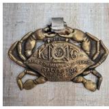 1915 Grand Commandery of Texas Medal in Crab Desig
