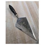 Masonic Lodge Trowel with Engraved Inscription
