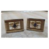 Masonic-Themed Cufflinks in Gold-Tone